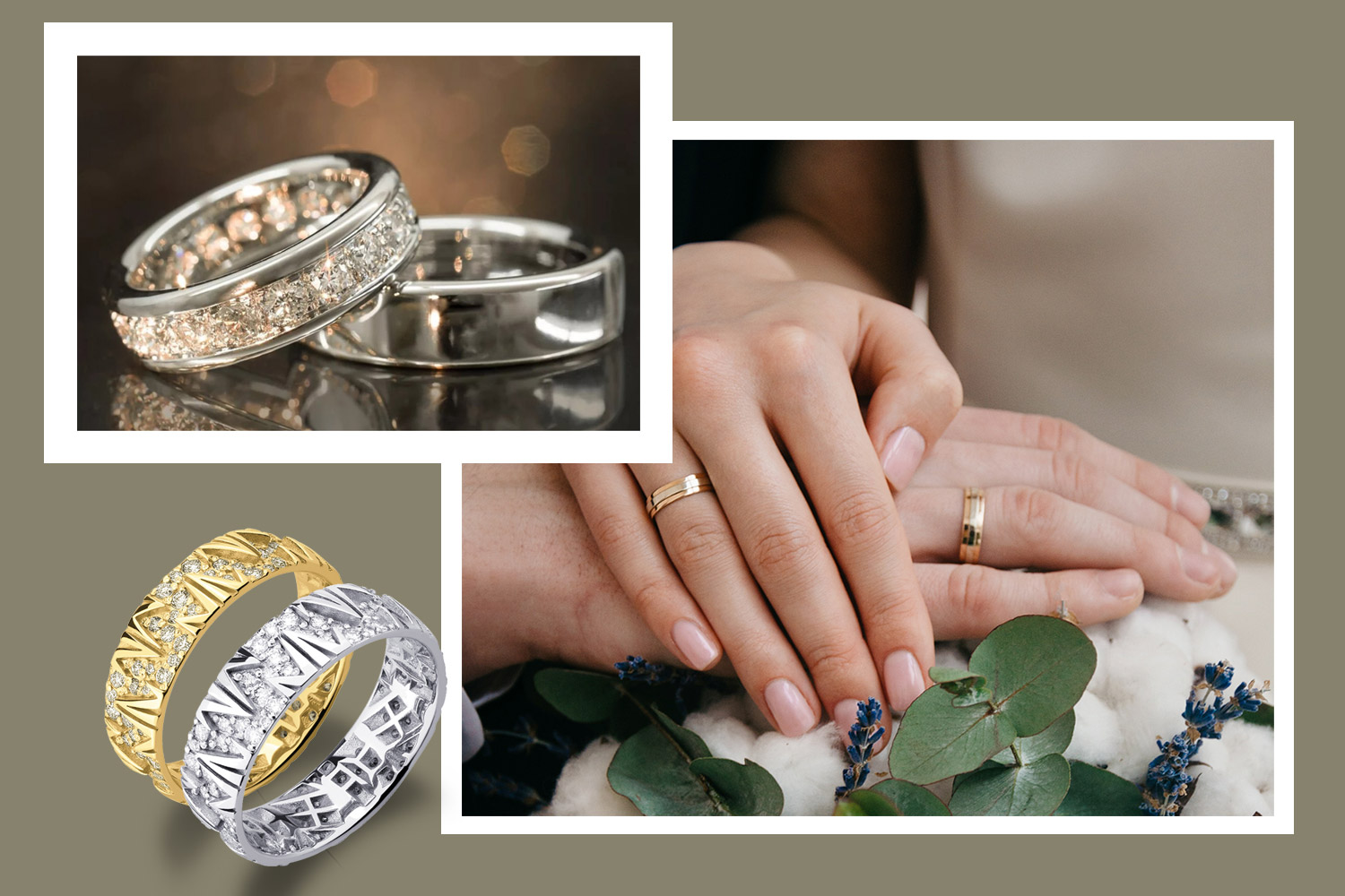 Wedding rings 2020–2021: made of red gold